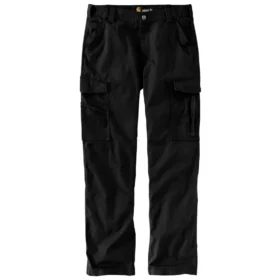 Locker sitzende, gerade geschnittene Rigby-Canvas-Cargo-Hose – Arbeitshose