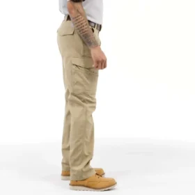 Locker sitzende, gerade geschnittene Rigby-Canvas-Cargo-Hose – Arbeitshose