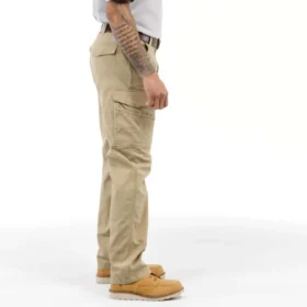 Locker sitzende, gerade geschnittene Rigby-Canvas-Cargo-Hose – Arbeitshose