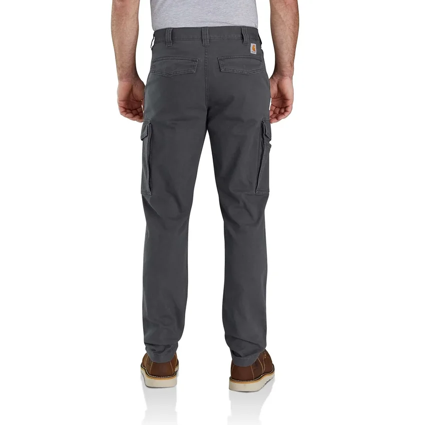 Locker sitzende, gerade geschnittene Rigby-Canvas-Cargo-Hose – Arbeitshose