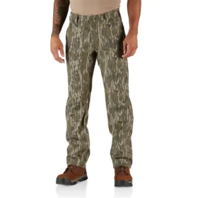 Locker sitzende, gerade geschnittene Rugged Flex® Duck Camo-Hose