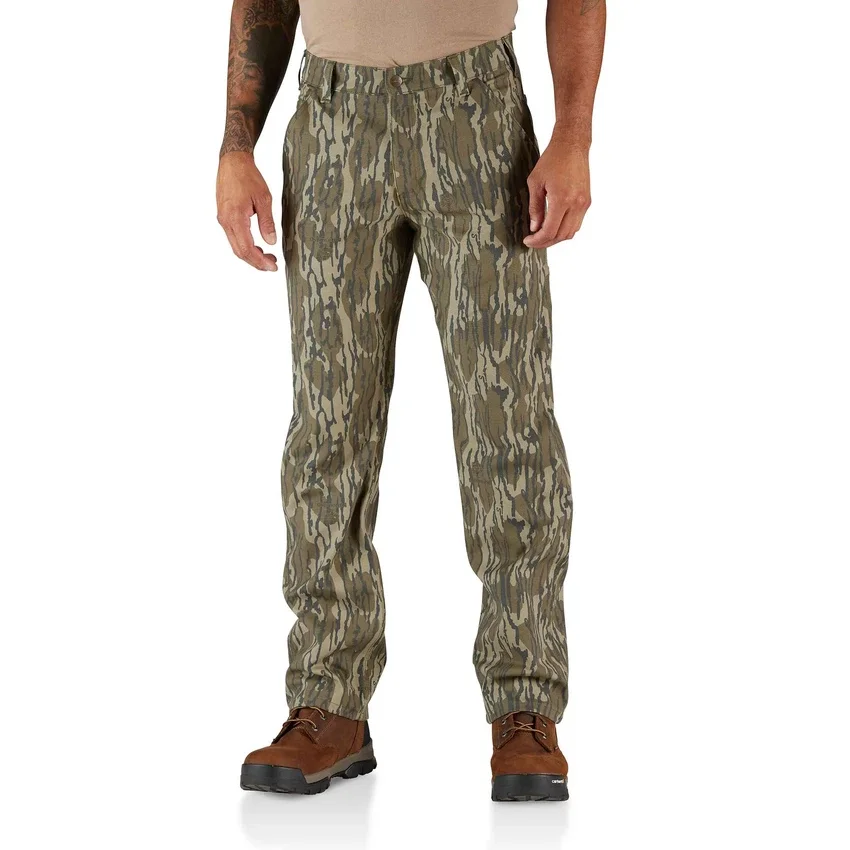 Locker sitzende, gerade geschnittene Rugged Flex® Duck Camo-Hose