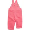 Locker sitzende Latzhose für Mädchen aus Canvas mit Flanellfutter