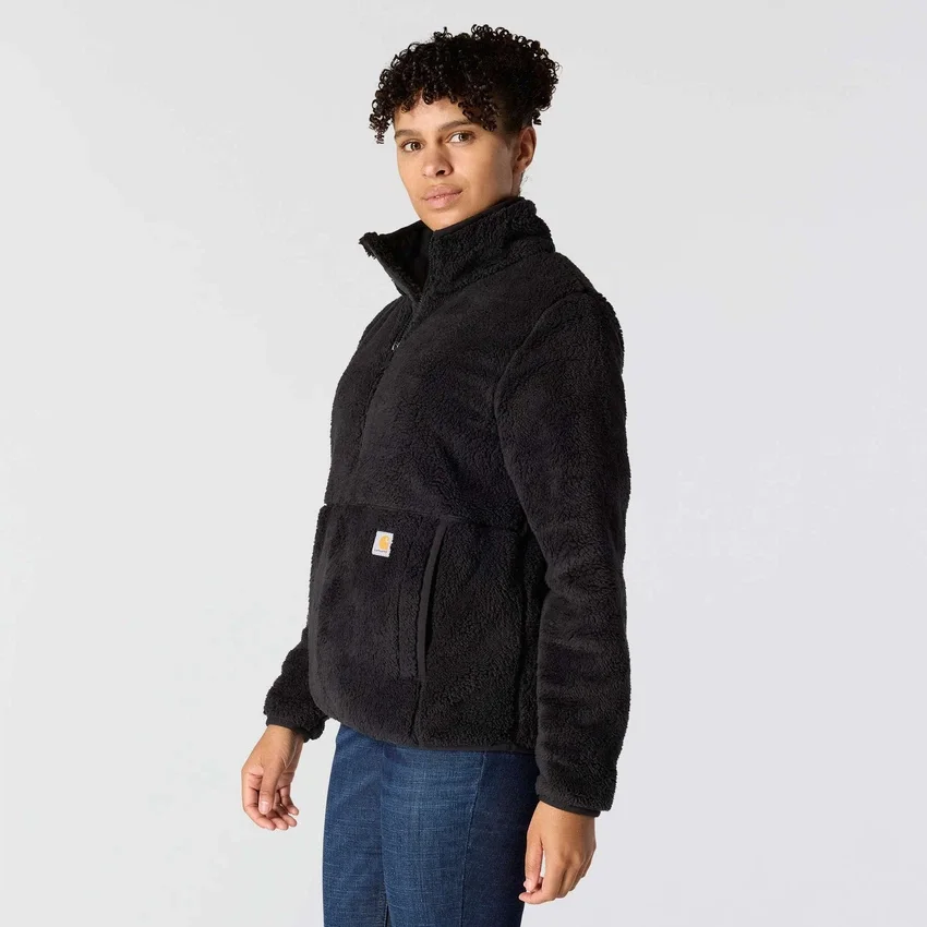 Locker sitzender Fleece-Pullover für Damen