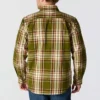 Locker sitzendes, schweres Flanell-Langarmhemd mit Karomuster