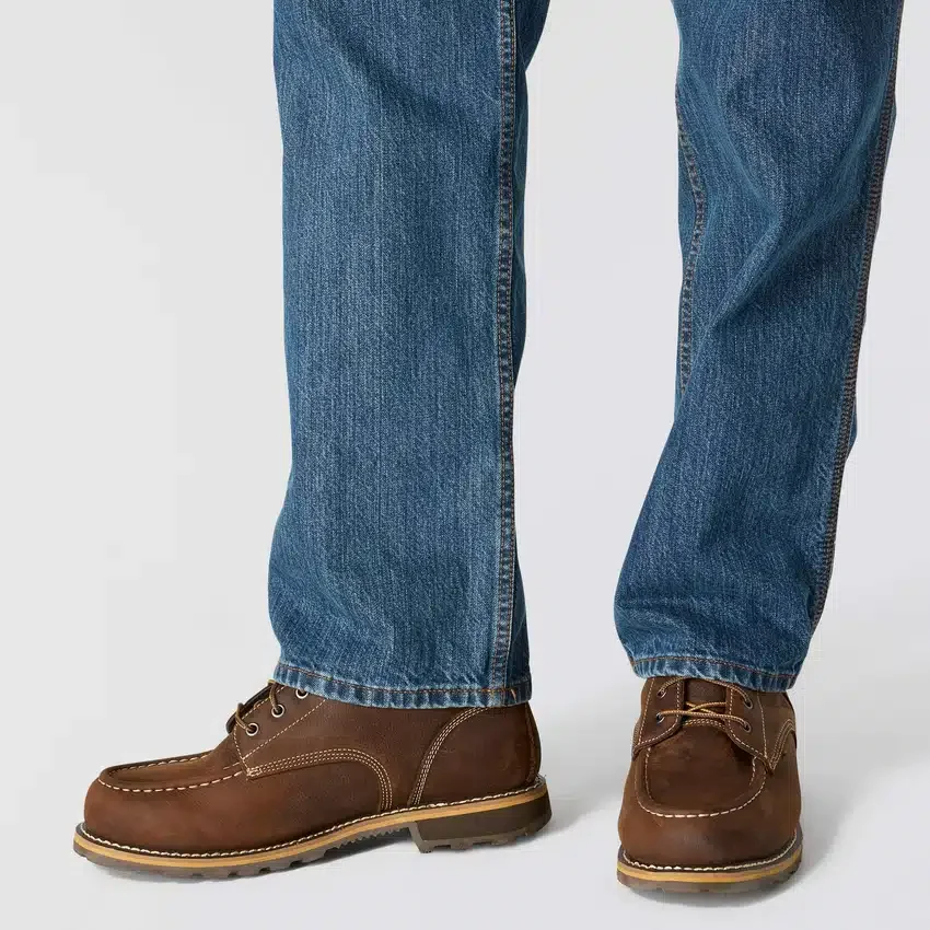 Lockere, gerade geschnittene Arbeitsjeans für Herren