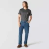 Lockere, gerade geschnittene Arbeitsjeans für Herren