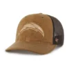 Los Angeles Chargers '47 gefärbte Trucker-Kappe, lockere Passform