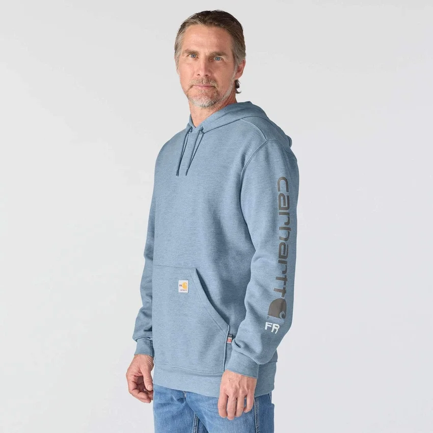 Marquette Force Logo-Hoodie für Herren – Flammhemmende Hoodies