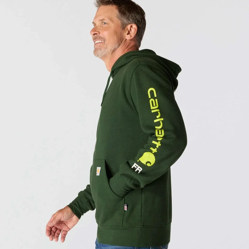 Marquette Force Logo-Hoodie für Herren – Flammhemmende Hoodies