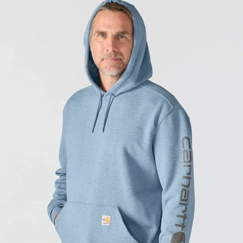 Marquette Force Logo-Hoodie für Herren – Flammhemmende Hoodies
