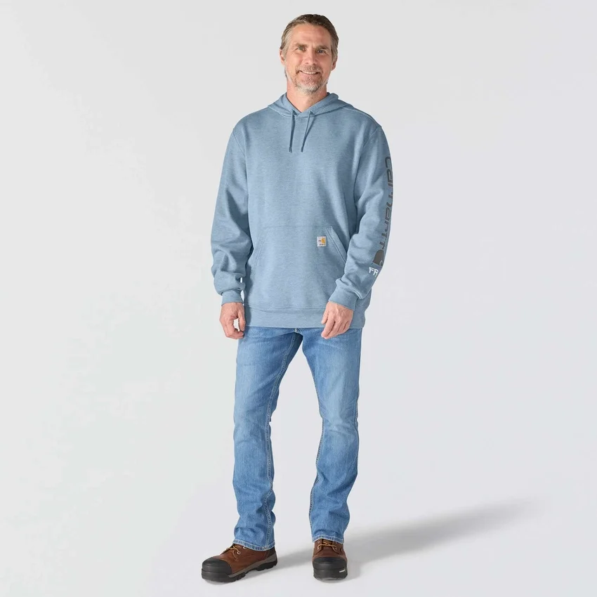 Marquette Force Logo-Hoodie für Herren – Flammhemmende Hoodies
