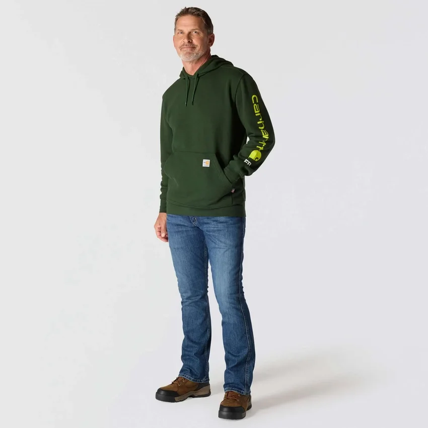 Marquette Force Logo-Hoodie für Herren – Flammhemmende Hoodies
