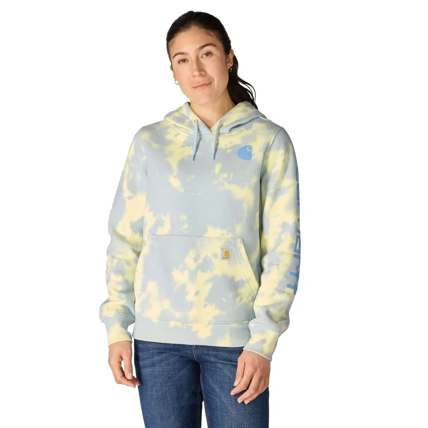 Marquette Tie-Dye-Hoodie für Damen