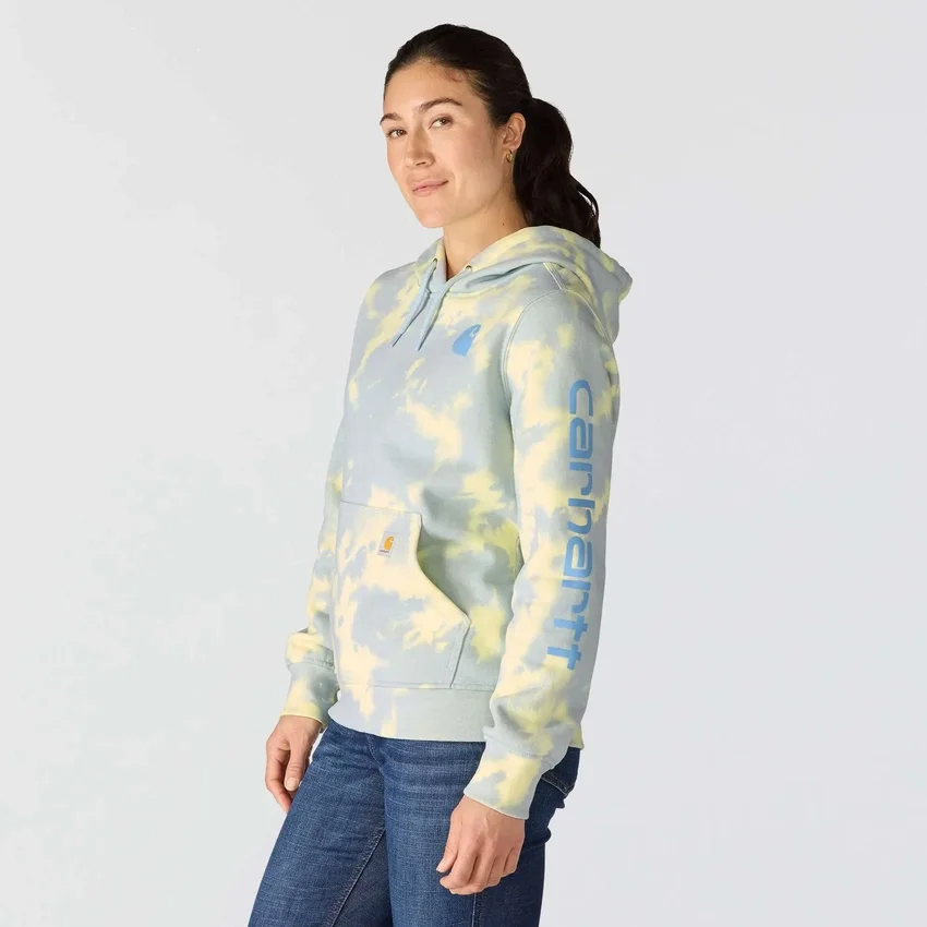 Marquette Tie-Dye-Hoodie für Damen