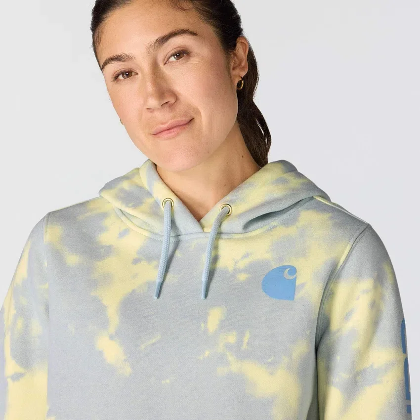 Marquette Tie-Dye-Hoodie für Damen