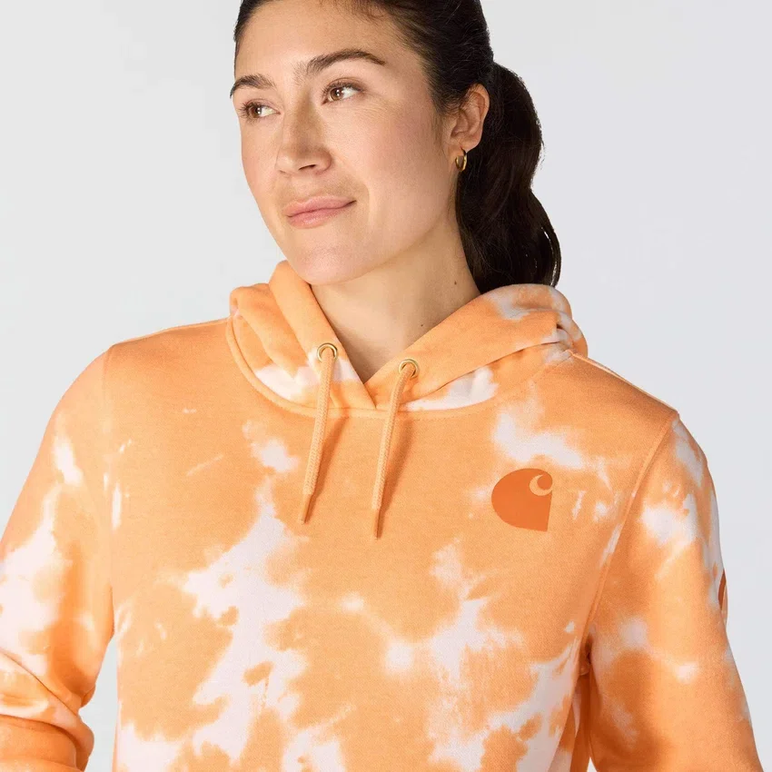Marquette Tie-Dye-Hoodie für Damen