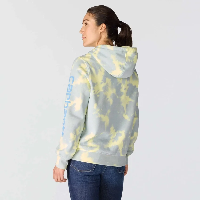 Marquette Tie-Dye-Hoodie für Damen