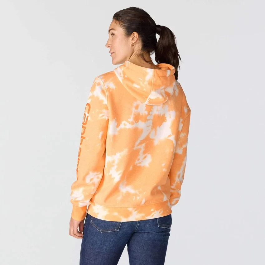 Marquette Tie-Dye-Hoodie für Damen