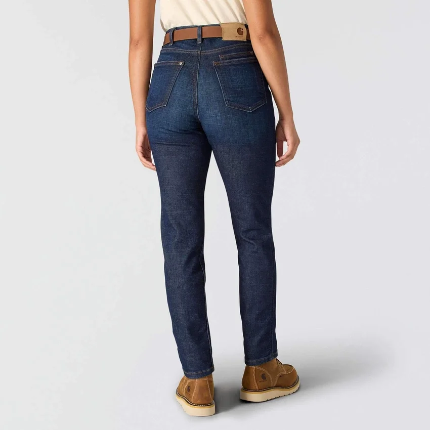 Mason High-Rise Slim-Fit-Jeans für Damen