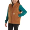 Mädchen-Weste aus Canvas mit Sherpa-Futter (Kinder/Jugend)