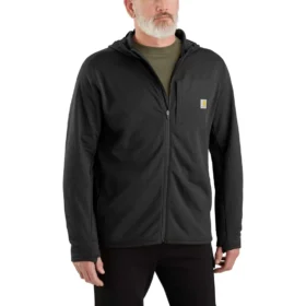 Men's Force Hoodie mit Reissverschluss, Fleecefutter und feuchtigkeitsableitender Funktion
