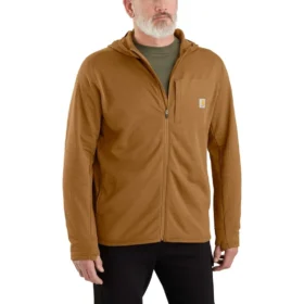 Men's Force Hoodie mit Reissverschluss, Fleecefutter und feuchtigkeitsableitender Funktion