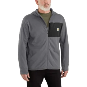 Men's Force Hoodie mit Reissverschluss, Fleecefutter und feuchtigkeitsableitender Funktion