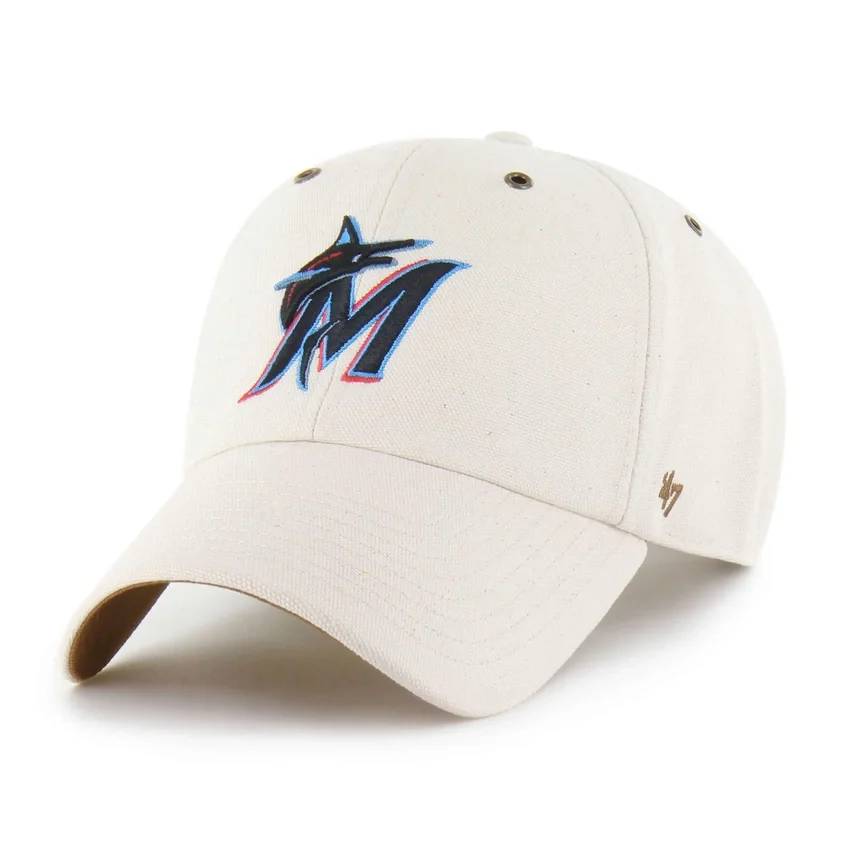 Miami Marlins '47 Ungefärbt Clean Up