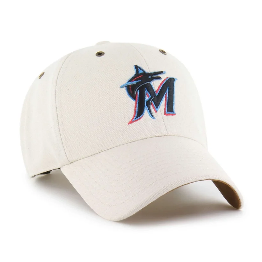 Miami Marlins '47 Ungefärbt Clean Up
