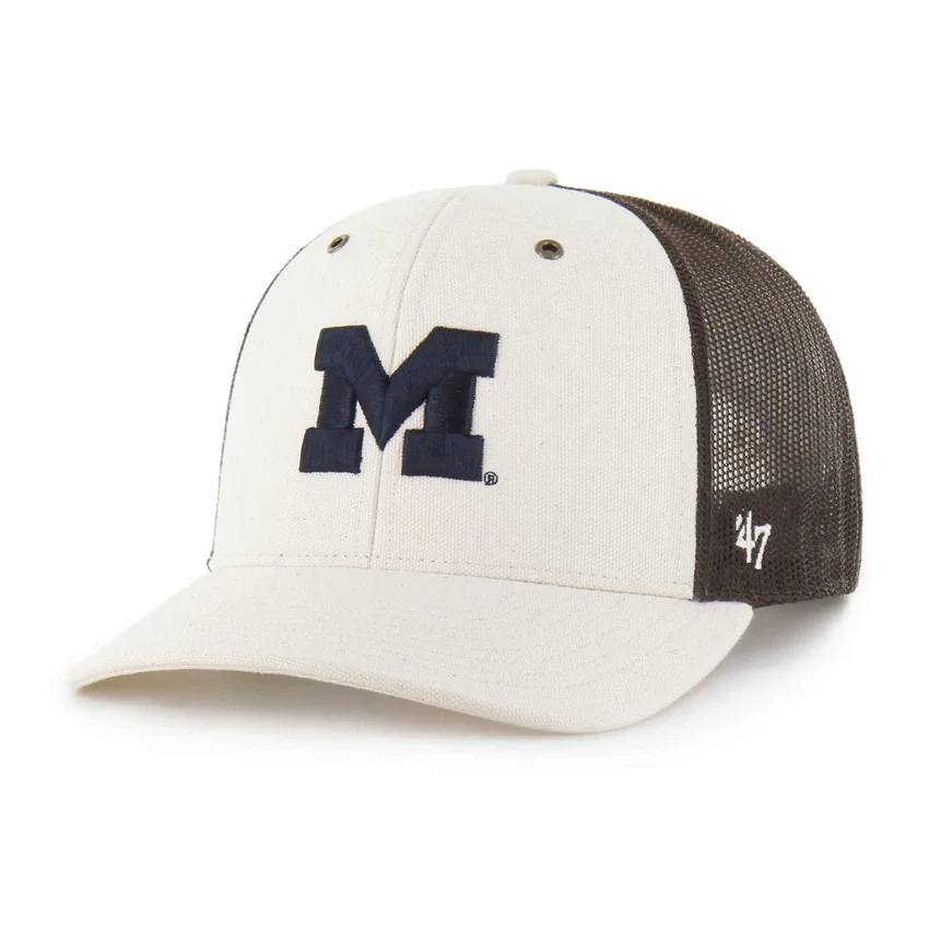 Michigan Wolverines '47 Ungefärbte Trucker-Kappe
