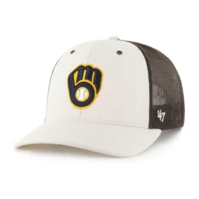Milwaukee Brewers '47 Ungefärbte Trucker-Kappe