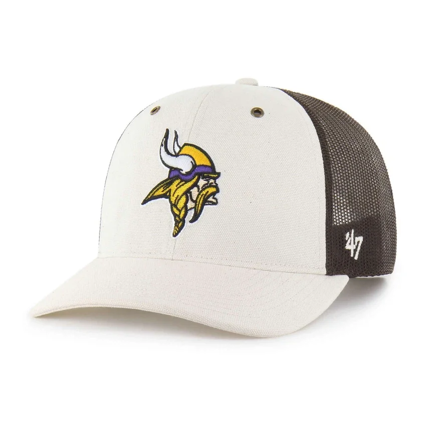 Minnesota Vikings '47 Ungefärbte Trucker-Kappe, lockere Passform