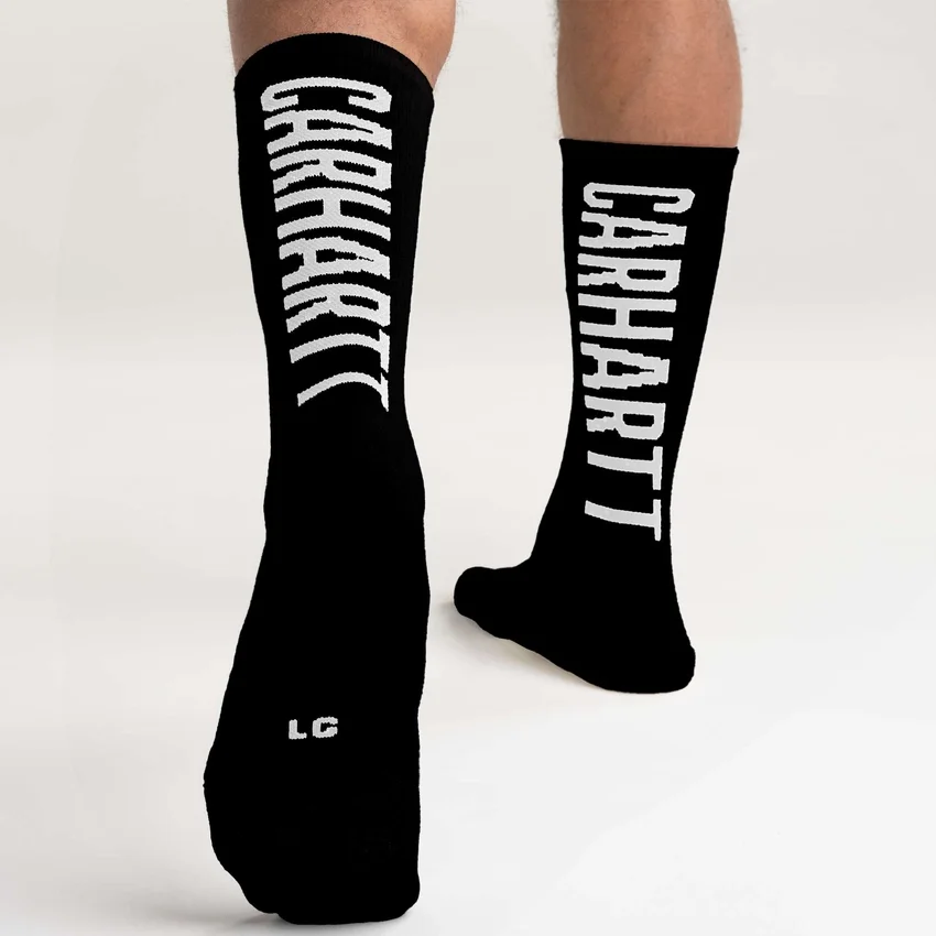 Mittelgewichtige Baumwoll-Tencel™-Logo-Crew-Socken, 3er-Pack