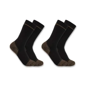 Mittelschwere Stiefelsocken aus Baumwollmischung mit Stahlkappe, 2er-Pack