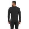 Mittelschweres Stretch-Baumwoll-Ripp-Sweatshirt mit Rundhalsausschnitt