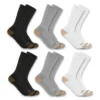 Mittelstarke Crew-Socken, 6er-Pack