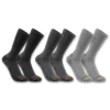 Mittelstarke Crew-Socken aus einer Synthetik-Baumwoll-Mischung, 3er-Pack