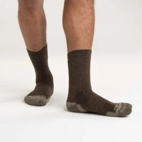 Mittelstarke Crew-Socken aus einer Synthetik-Woll-Mischung, 2er-Pack
