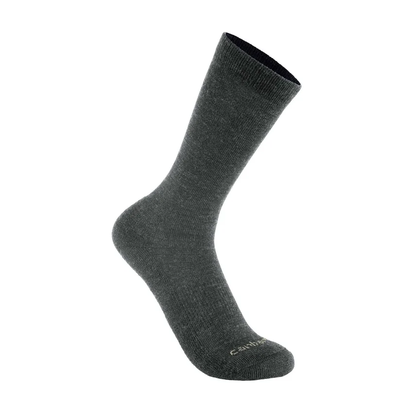 Mittelstarke Mountain-Crew-Socken aus einer Synthetik-Woll-Mischung, 2er-Pack