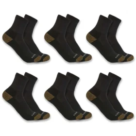 Mittelstarke Viertel-Socken, 6er-Pack