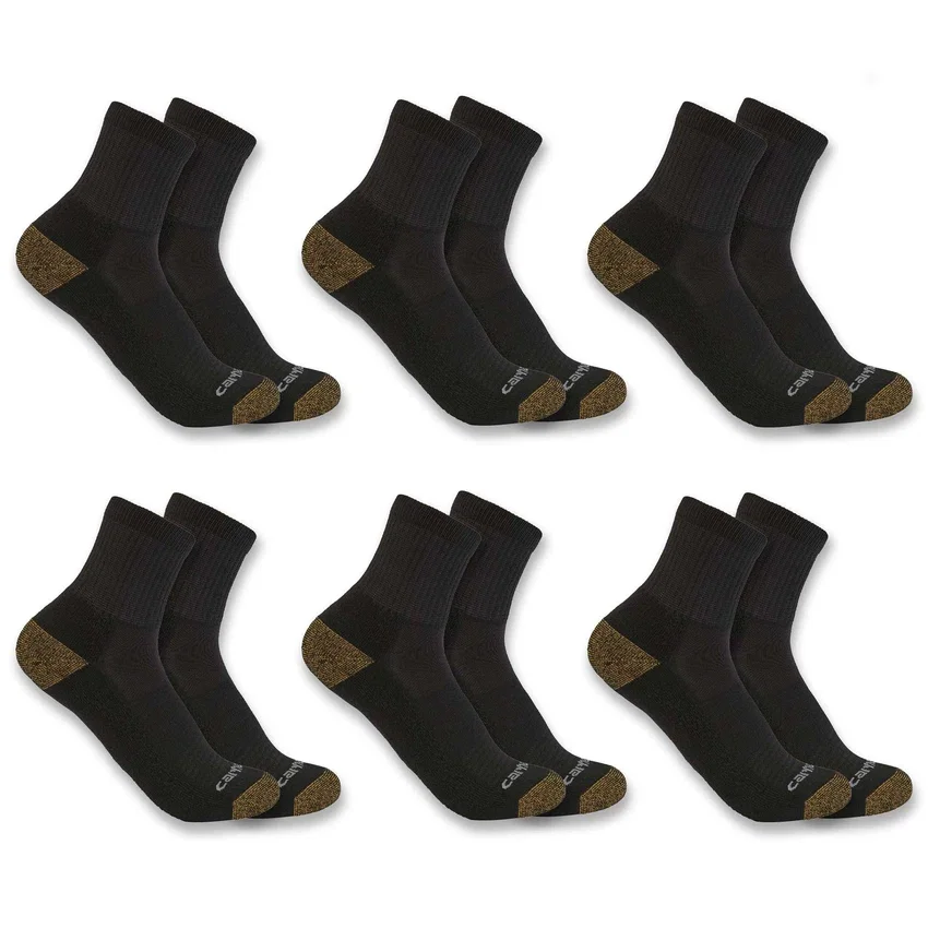 Mittelstarke Viertel-Socken, 6er-Pack