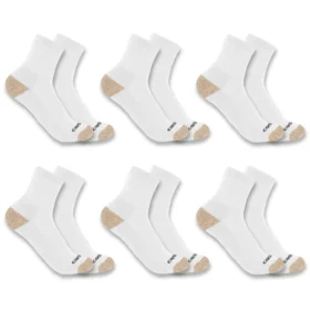 Mittelstarke Viertel-Socken, 6er-Pack