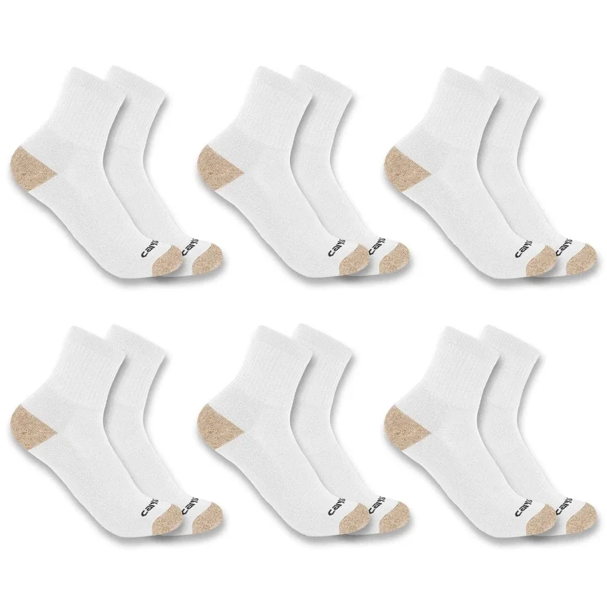 Mittelstarke Viertel-Socken, 6er-Pack