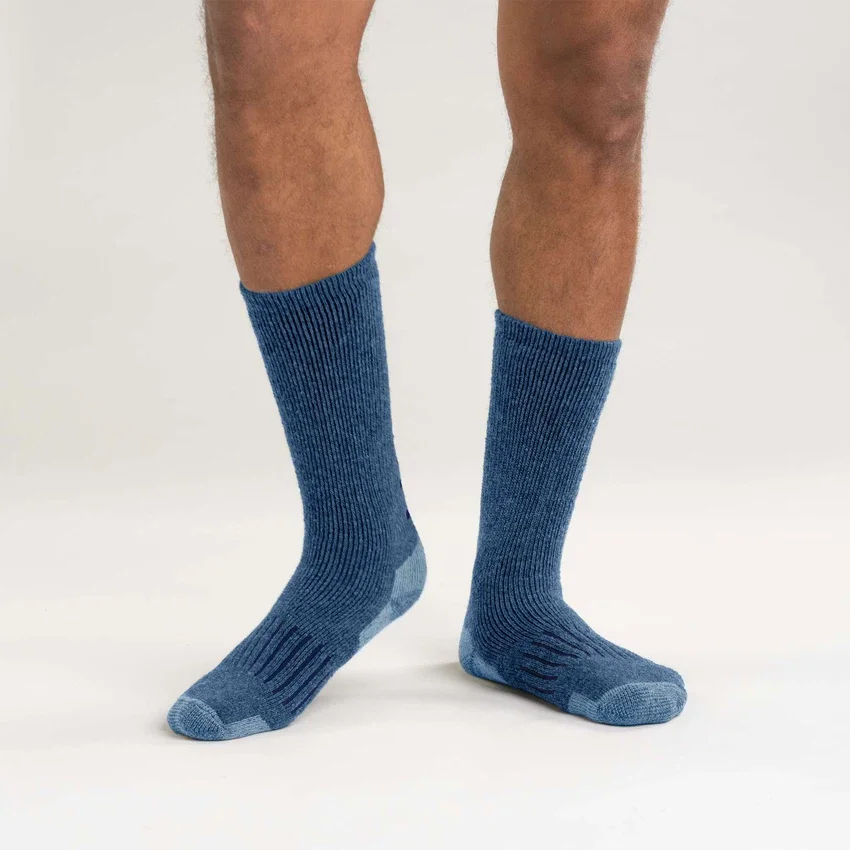 Mittelstarkes Logo-Crew-Socken-2er-Pack aus Synthetik-Woll-Mischung