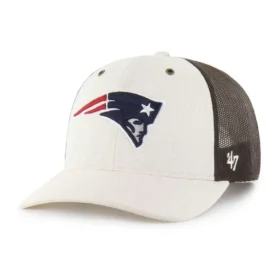 New England Patriots '47 Ungefärbte Trucker-Kappe, lockere Passform