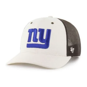 New York Giants '47 Ungefärbte Trucker-Kappe, lockere Passform