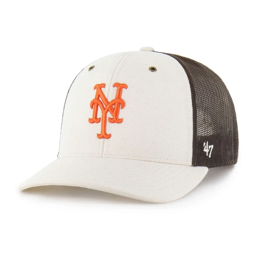 New York Mets '47 Ungefärbte Trucker-Kappe
