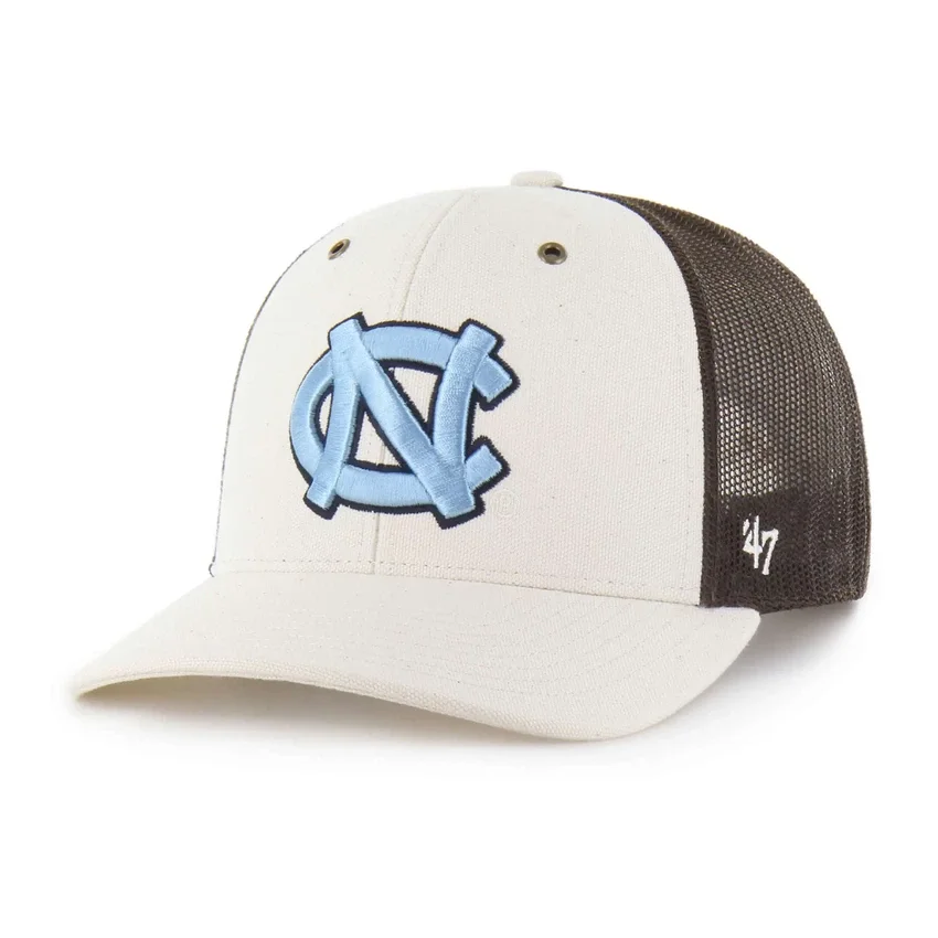 North Carolina Tar Heels '47 Ungefärbte Trucker-Kappe