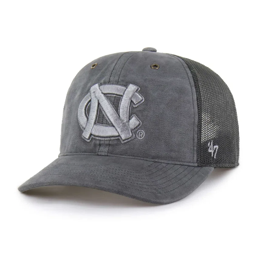 North Carolina Tar Heels Unc '47 gefärbte Trucker-Kappe, lockere Passform